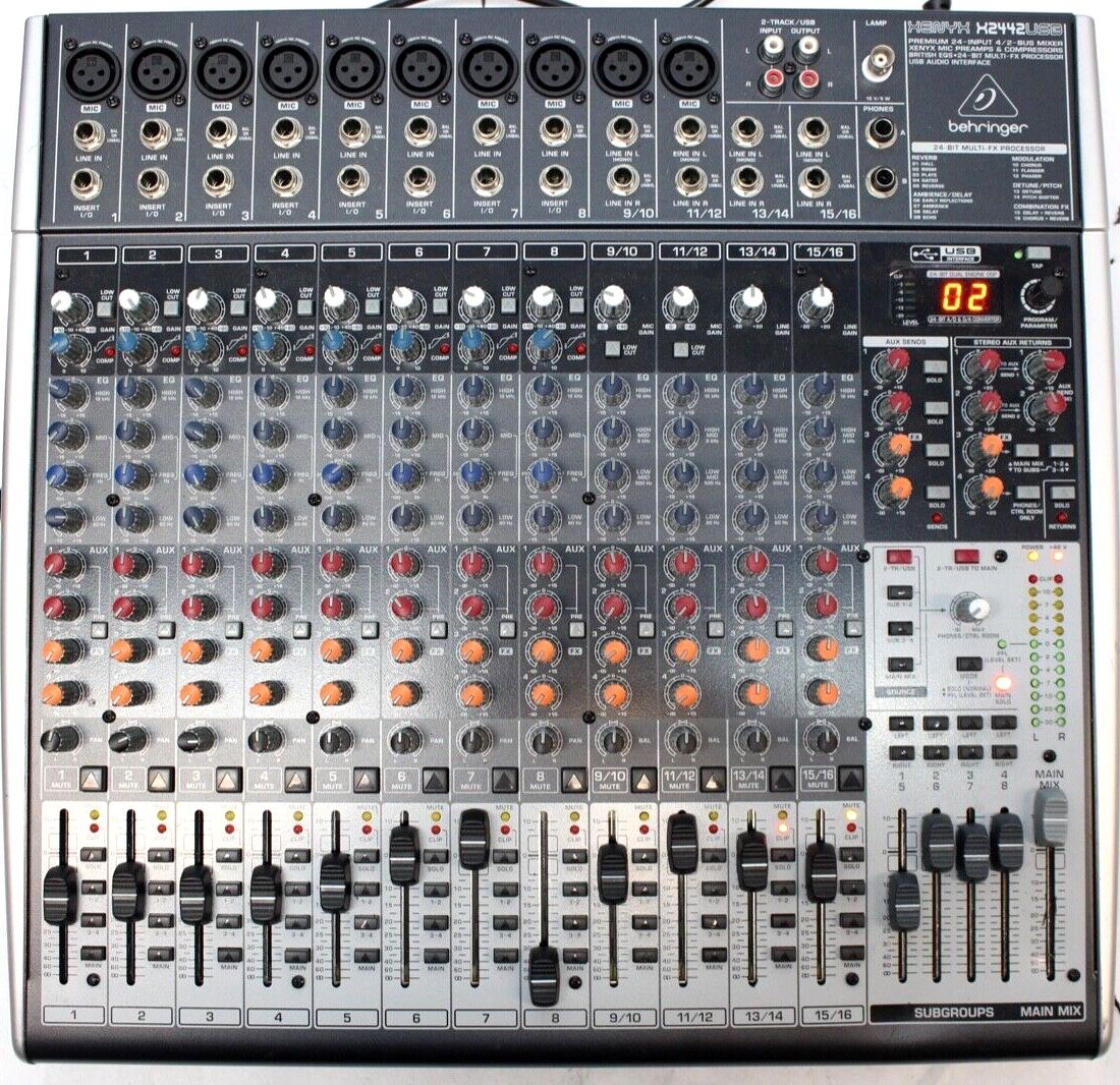 Behringer Xenyx X2442USB 24-Channel Mixing Mixer