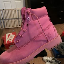 PINK TIMBERLAND BOOT