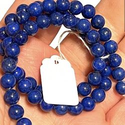 Strand Of 8mm Lapis Lazuli Beads