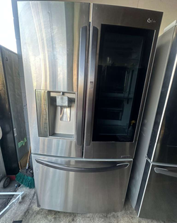 LG French Door Fridge – InstaView, Ice/Water, Stainless