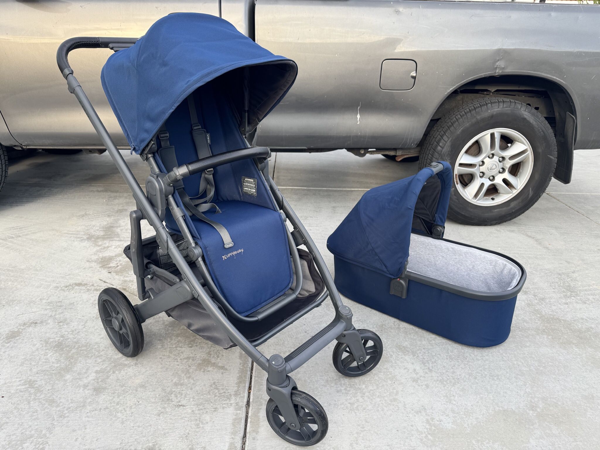 Uppababy Cruz V2 Navy Blue Stroller