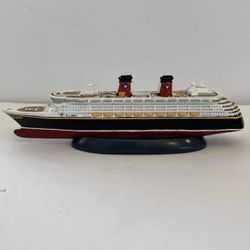 Disney Cruise Line DCL Scale Model Ship Replica WONDER Official Some Chips