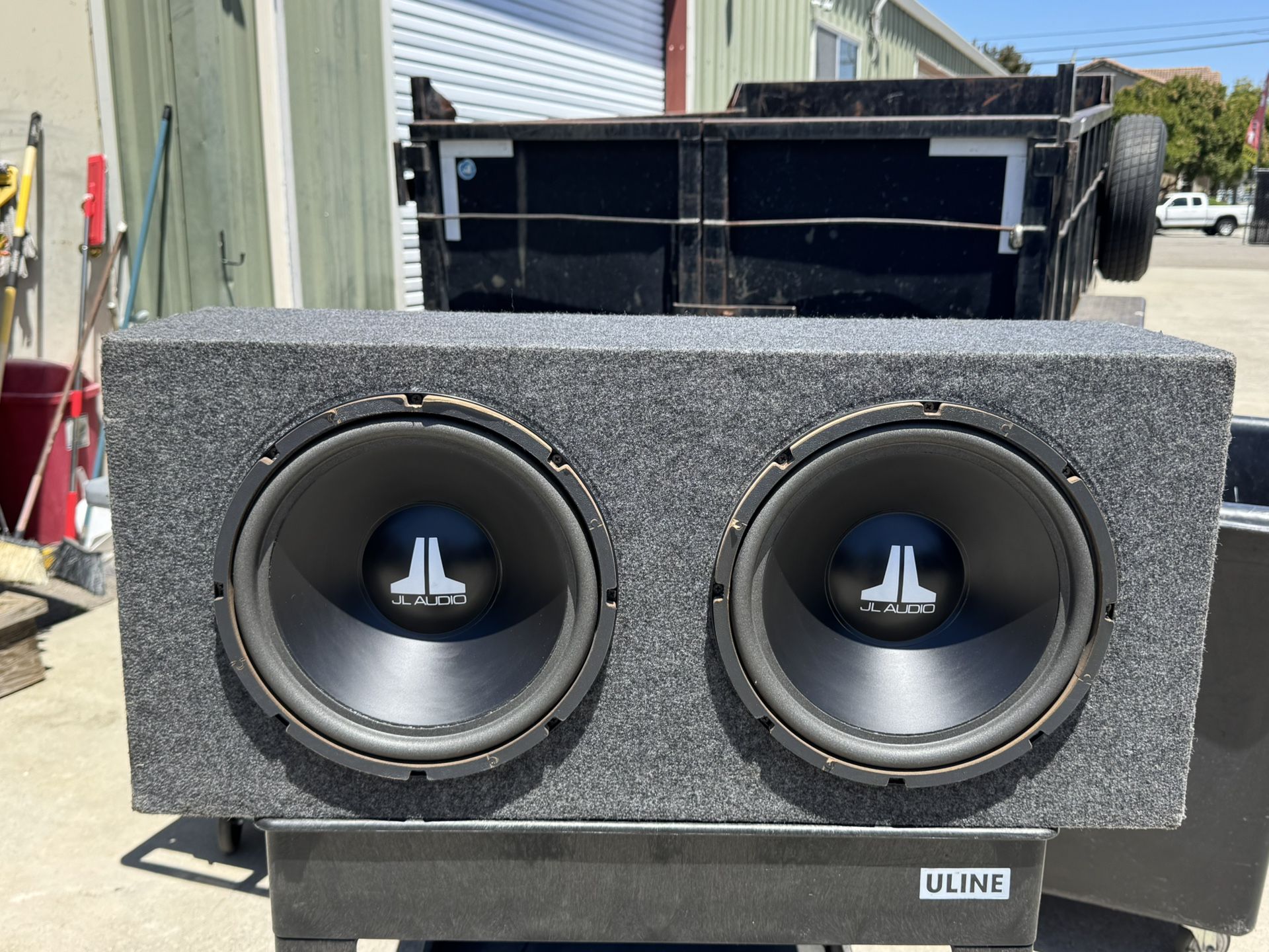 JL Audio 12” X2 Car Speaker Cabinet