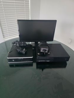 PICK UP ONLY Xbox One 1TB, Acer Monitor, & HP Mini PC