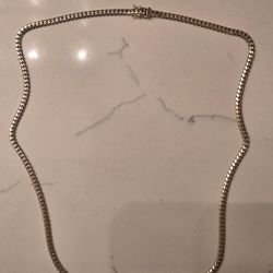 14k Solid Gold 4mm Miami Cuban Necklace