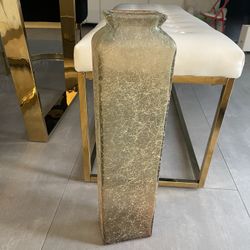 Blush Pink Glass Vase - Heavy Duty - Indoor Outdoor