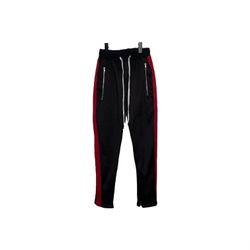 Black And Red Joggers 