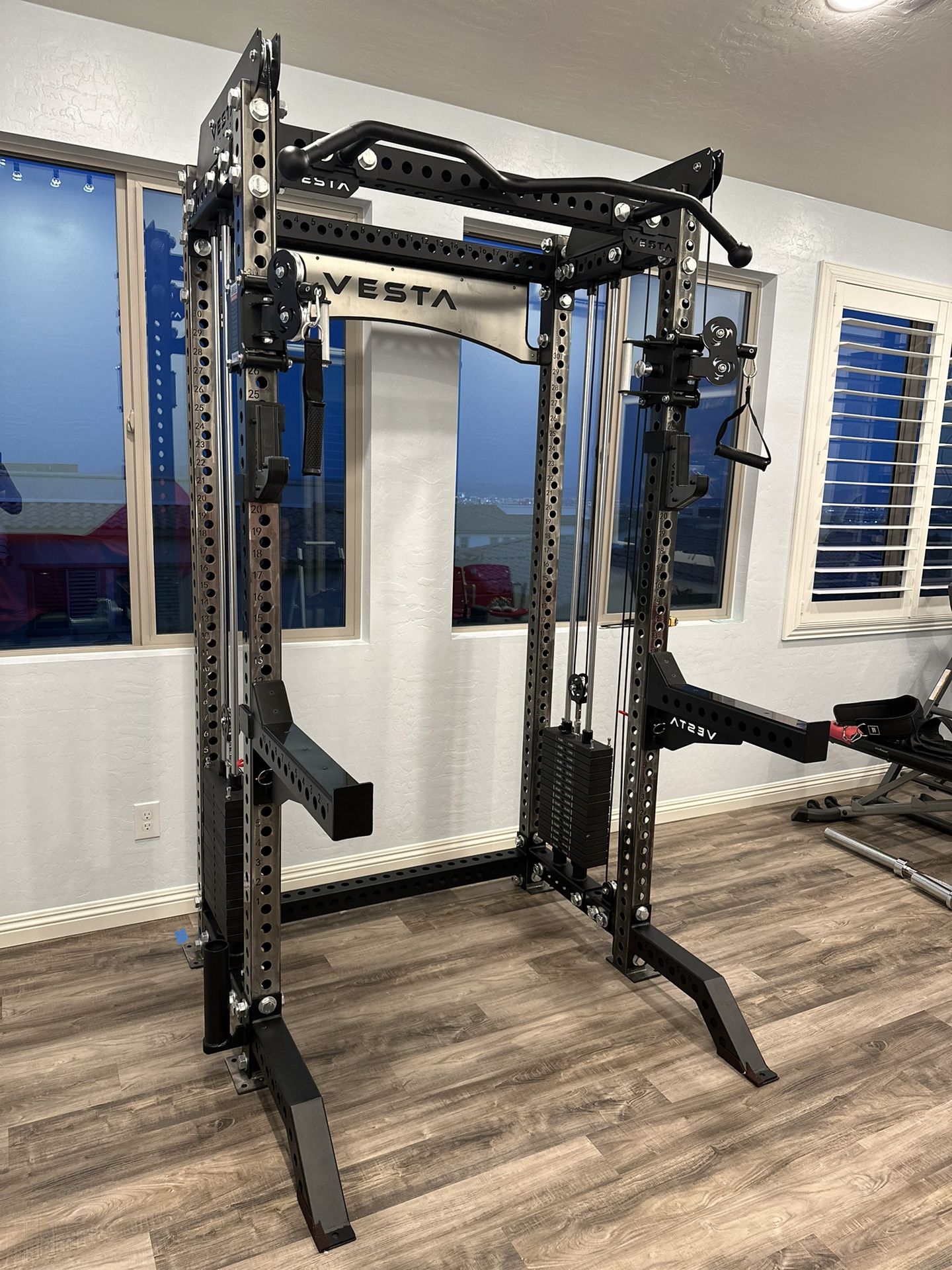 Vesta Fitness PRO SERIES 2 1 Ultimate Half Rack Functional Trainer/Gym Equipment/ Home Gym/ Fitness/ FREE DELIVERY 🚚