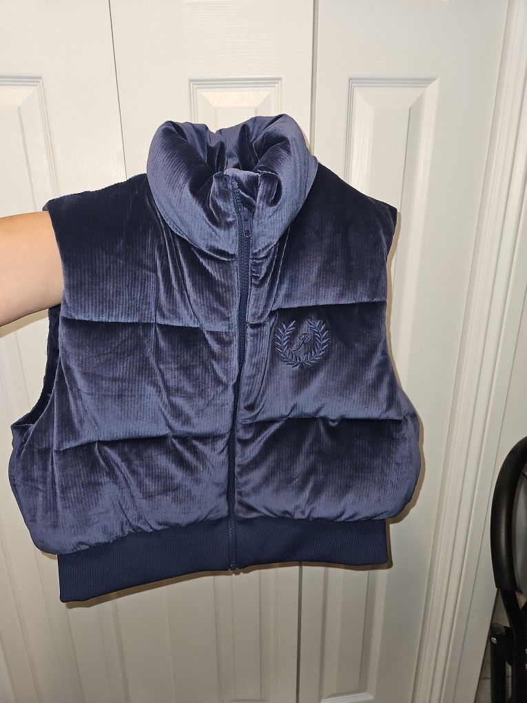 Victoria's Secret Velour Puffer Vest