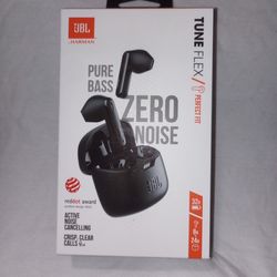 JBL Tune Flex - True Wireless Noise Cancelling Earbuds (Black)