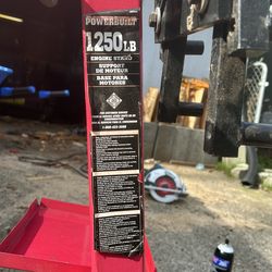 Heavy duty engine stand