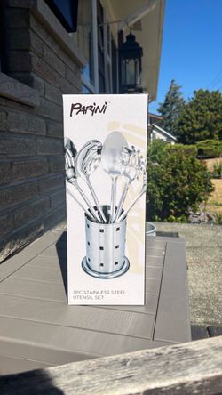 Parini 7-Piece Stainless Steel Utensil Set — New