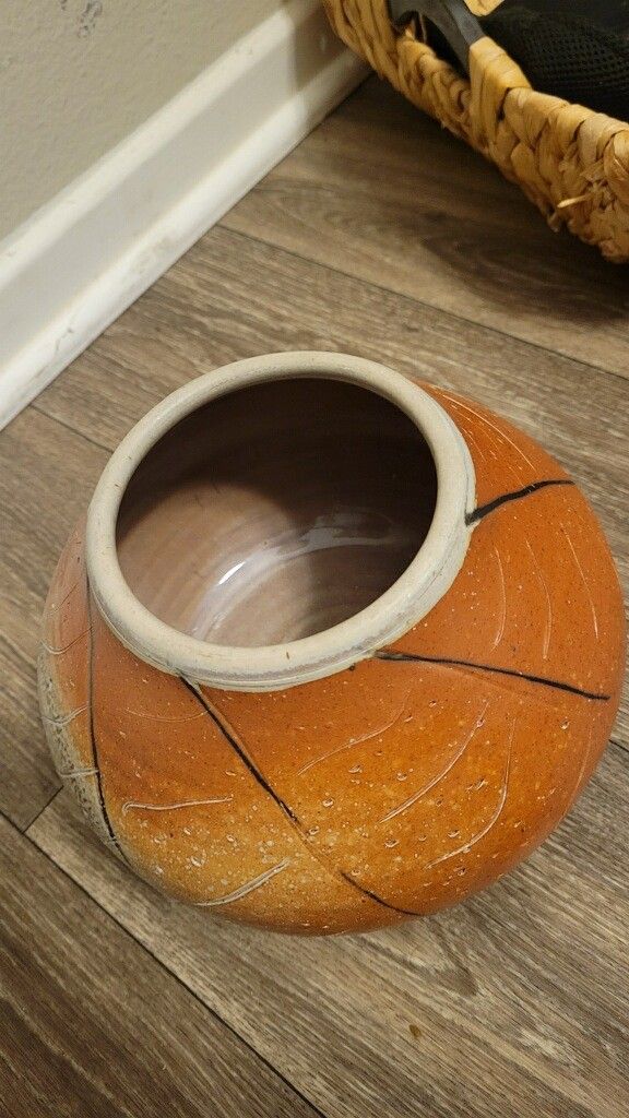 Genuine Nation American Indian Pottery With Signatures Navajo All 3 Pieces $100
