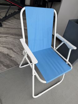 Small Blue Folding Chair