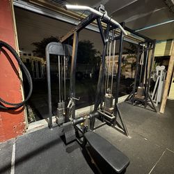 Seated Row Lat Pulldown 200lb Stack 