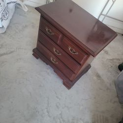 Thomasville  Wood Bed Drawer Dresser Nightstand 