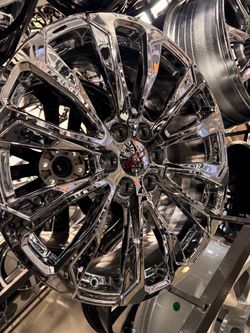 22s chrome wheels tires new 6lug Chevy