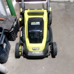 Ryobi 40 Volt 20-in Push Lawn Mower Cordless