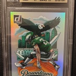 2025 Donruss Downtown Saquon Barkley BGS 9.5 Gem Mnt