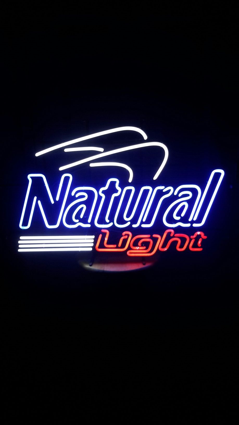 NATURAL LIGHT NEON SIGN.