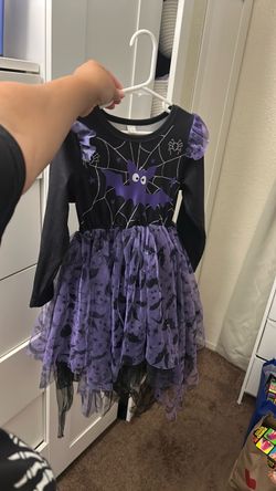 Girls Halloween Bat Costume Dress