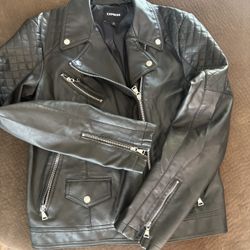 Express Leather Looking Jacket Brand New 