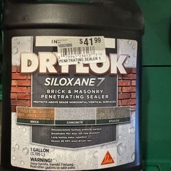 Drylok Siloxane7 Brick & Masonry Sealer Gallon. Must Pick Up