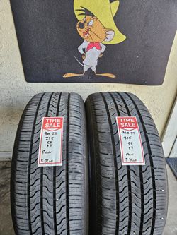 215/55/17 Firestone Tires (2)