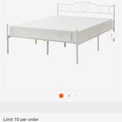 White Bed Frame - Full