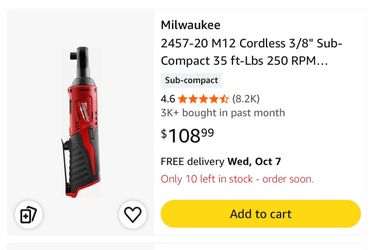 Milwaukee 3/8” Ratchet