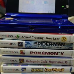 Nintendo 3DS + Games - $300 - First Gen 