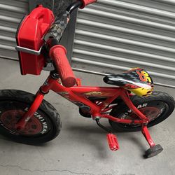 Disney Cars Kid’s Bike With Training Wheels