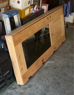 Wood and Glass Panel Door or Window Insert