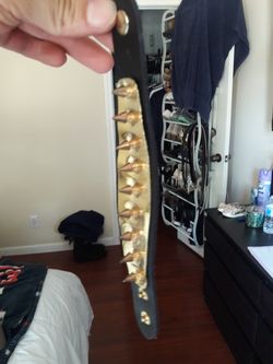 Harley Quinn cosplay spike bracelet