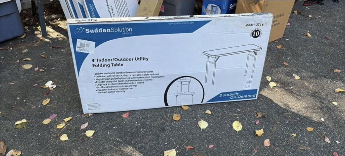 Utility Folding Tables: 2 Ft X 4ft - Have 3