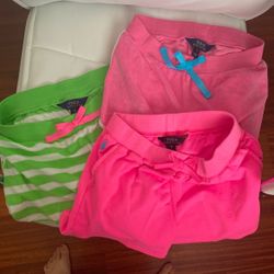 Polo Ralph Lauren Size XL-16 Set Of Three Girls Shorts