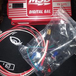 MSD digital 6al pn6425 rev limiter ignition control - red