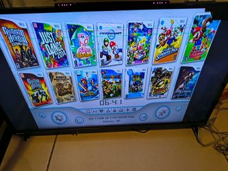 Nintendo Wii with lots of games