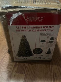7.5ft. Pre-Lit Wimberley Pine Realistic Artificial Christmas Tree, Warm White Mini LED Lights by Ashland®