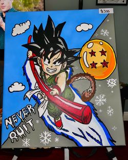 Goku Canvas Art