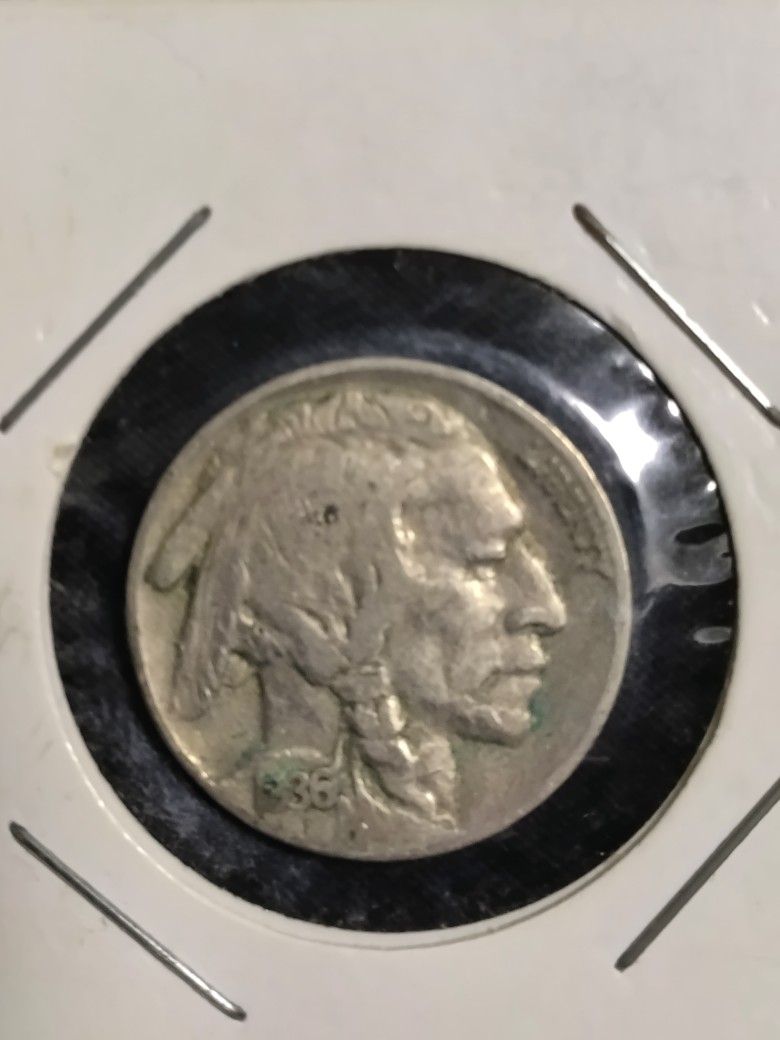 1936 Five Buffalo Nickel π₯π₯