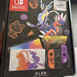 pokemon scarlet and violet nintendo switch oled special edition