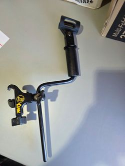 Latin Percussion LP592A-X Claw with Microphone Mount withAudio-Technica AT8470 Quiet-Flex microphone stand clamp #D0849