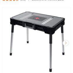 Like New portable combination work table, miter stand, router table, scaffold