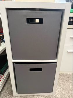 IKEA white small bookcase storage unit