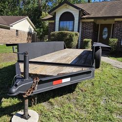 5x14 Utility Trailer Double Axle Heavy Duty 