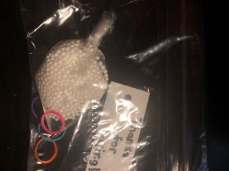 Clear slime with beads