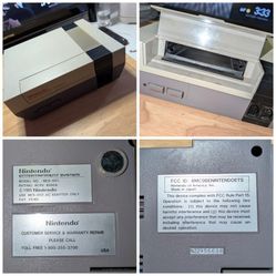 NES-001 Model & Games