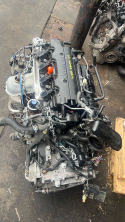 Engine and transmission