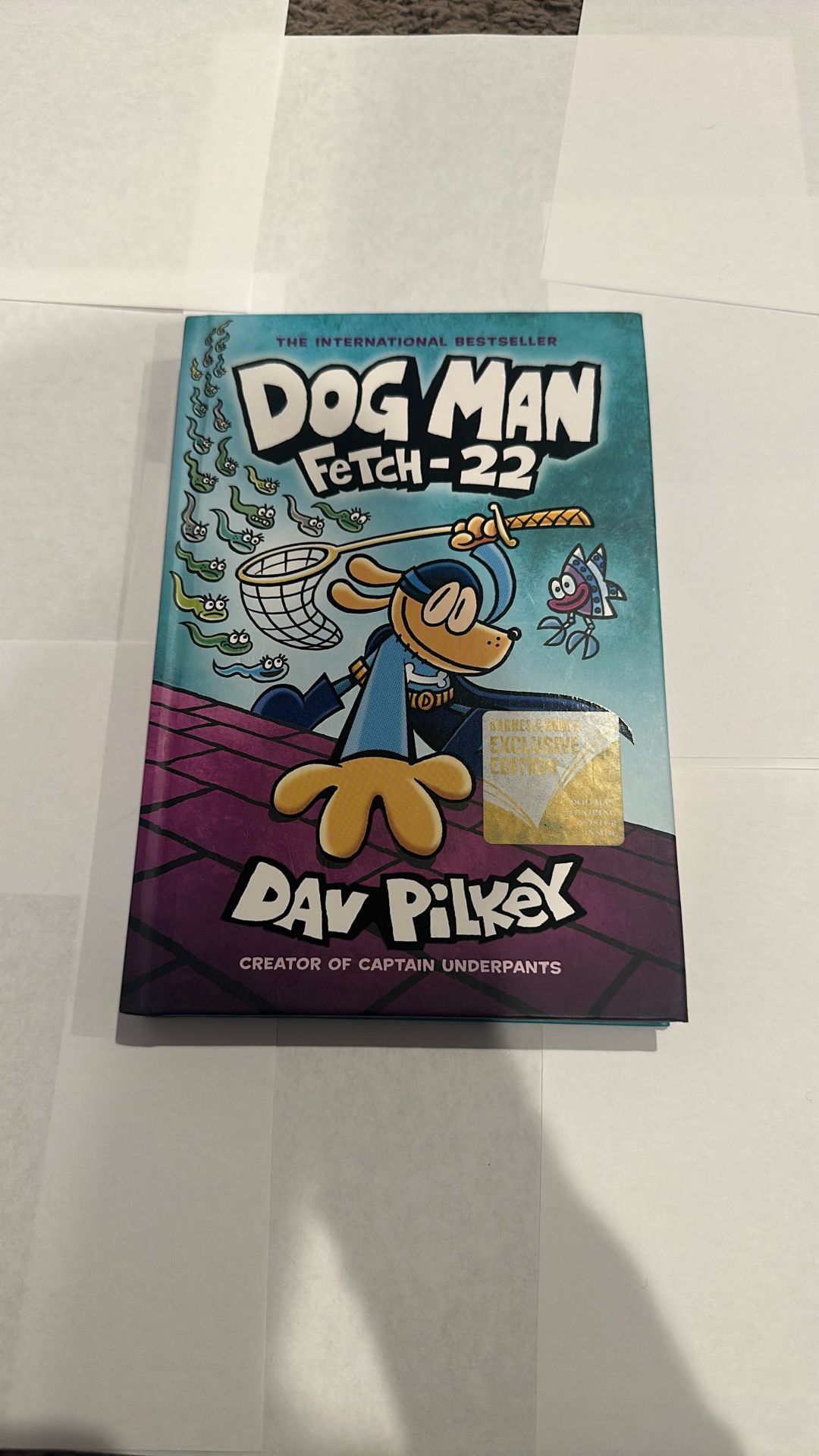 3 Dog Man Hardcover Book For $30